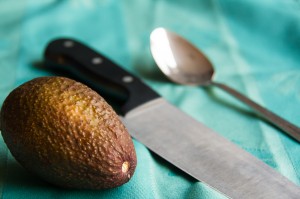avocado snijden benodigheden