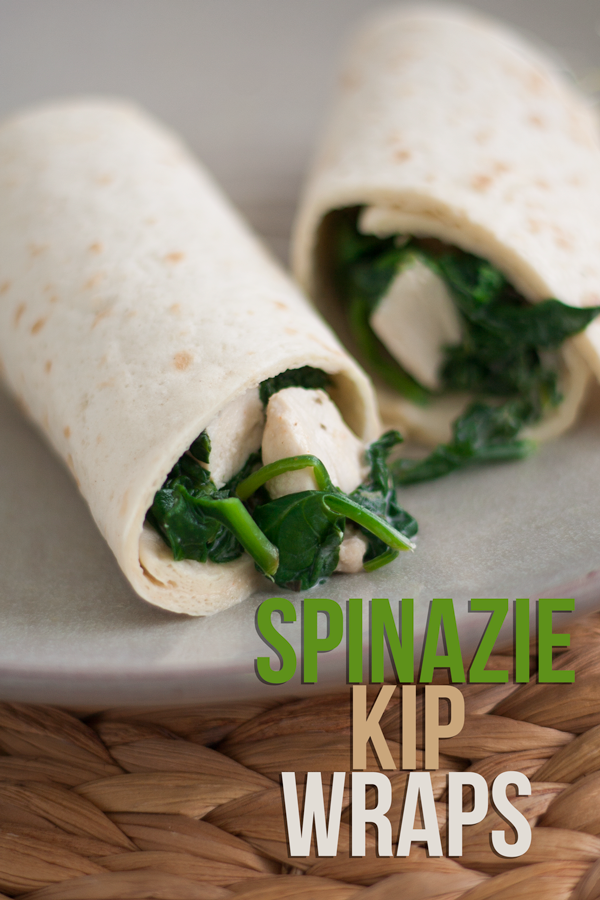 Spinazie kip wraps